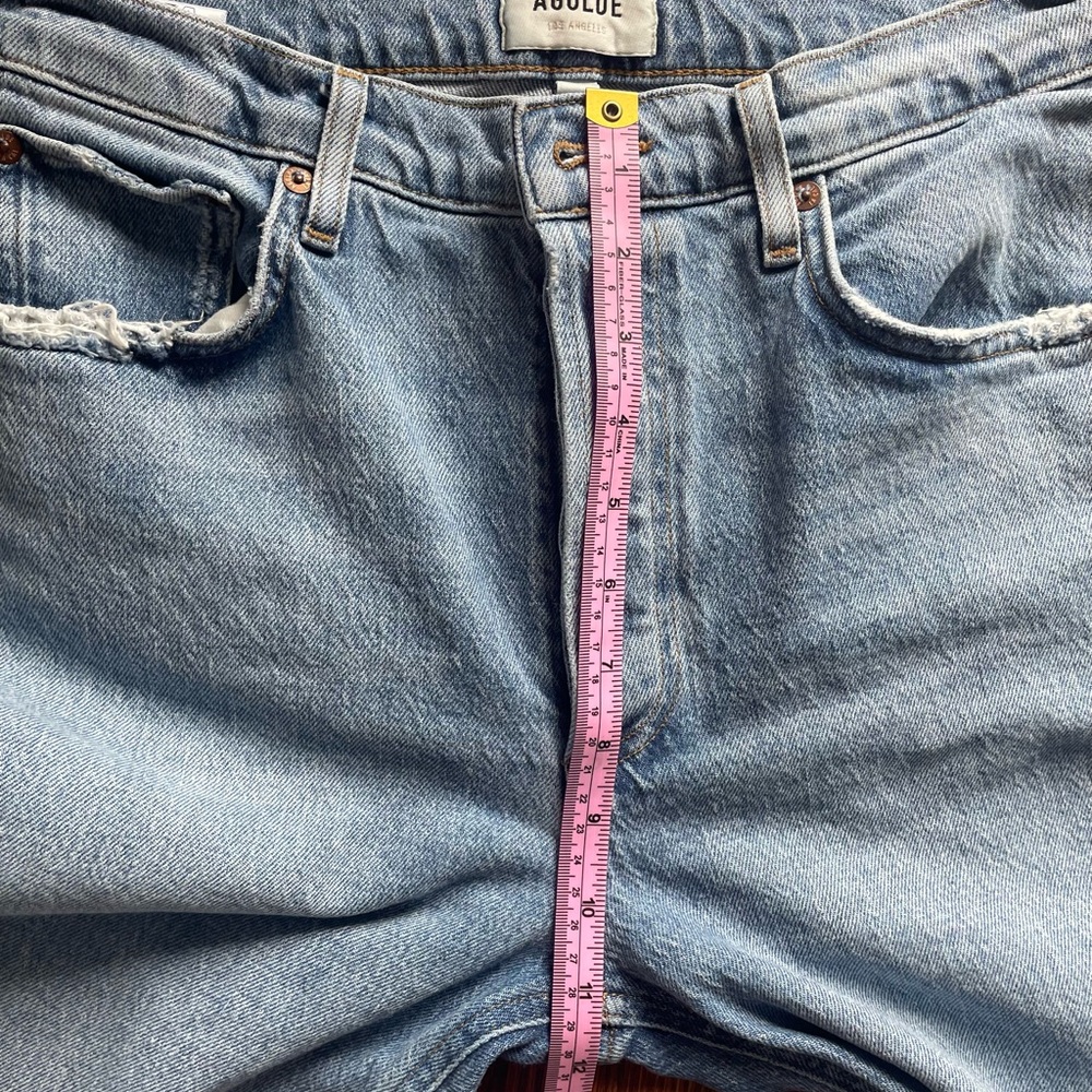 Agolde Riley Ankle Crop Jeans - Picture 10 of 11